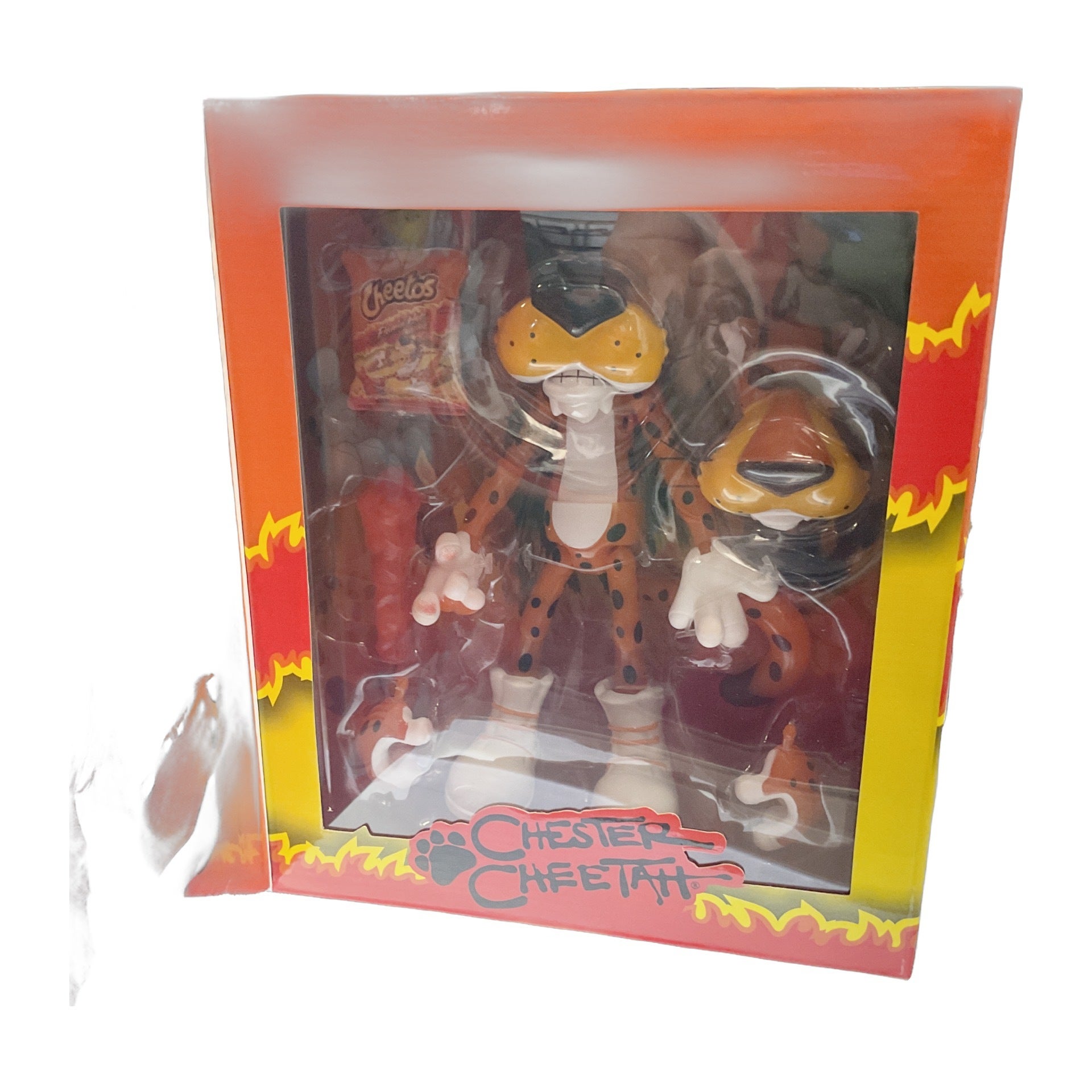 Cheetos Chester Cheetah Flamin Hot Glow In The Dark Inch Action Figure Hidden Temple Toys