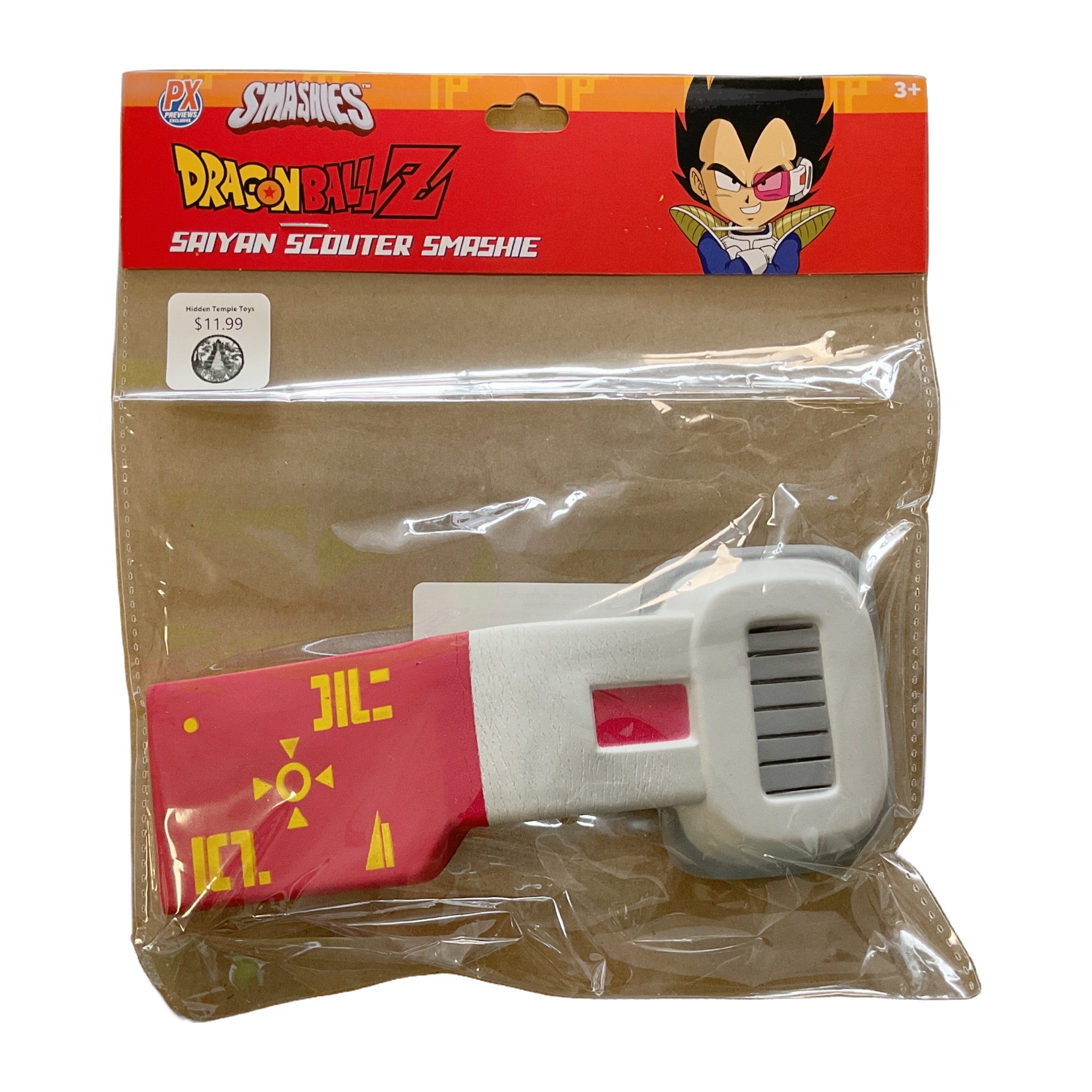 Dragon Ball Z Red Scouter Smashies Foam Replica Hidden Temple Toys